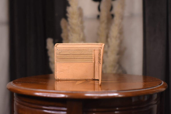 Cream Leather Wallet