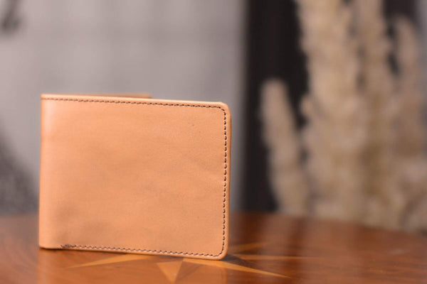 Cream Leather Wallet