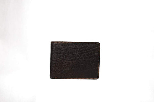 Buffalo Leather Brown Textured Wallet