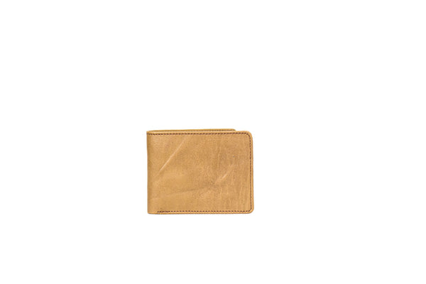 Plain Yellow Leather Wallet