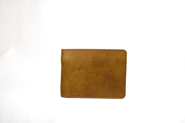 Tanned Yellow Leather Wallet